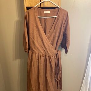 Little cottonwood wrap dress